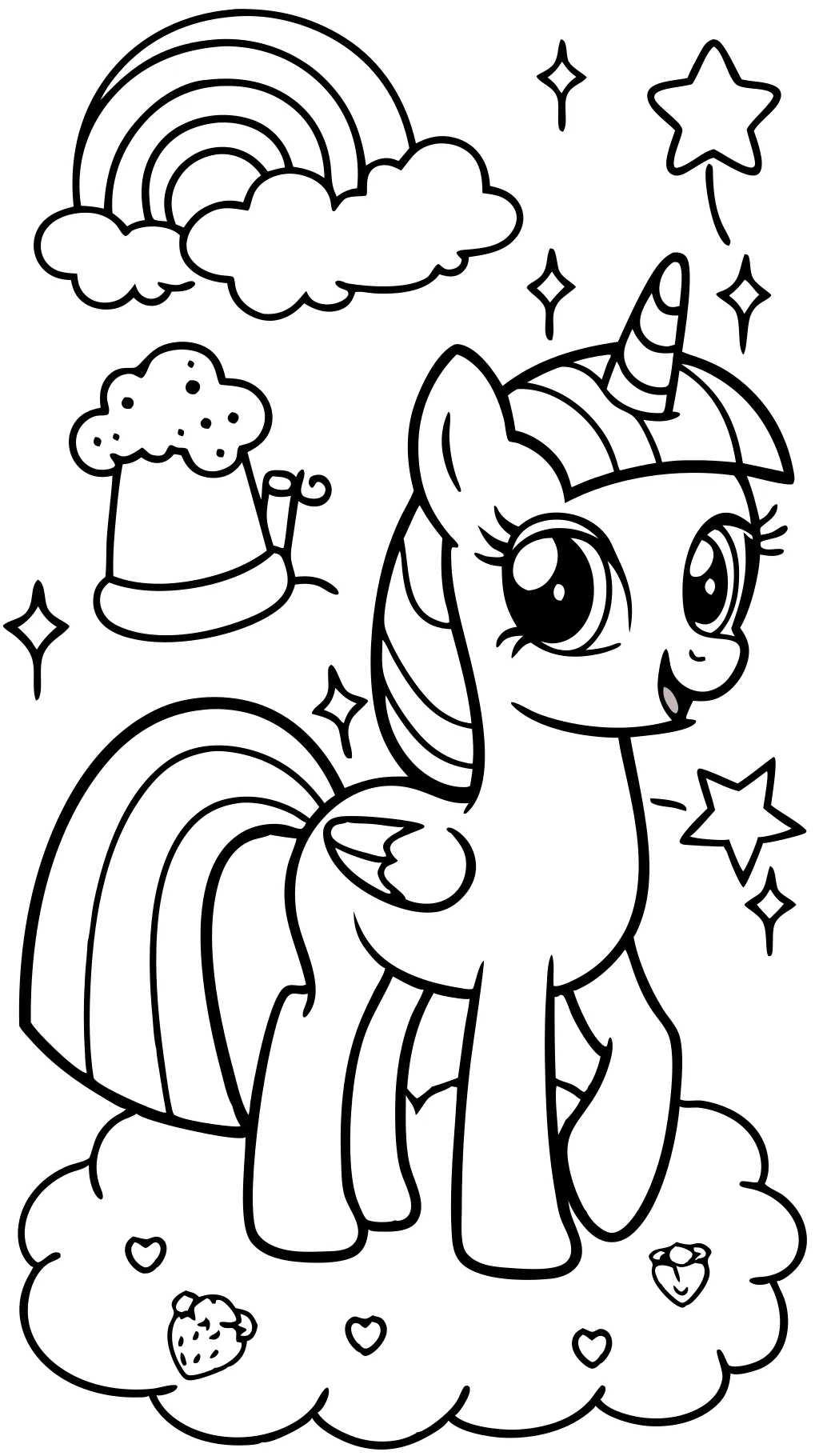 mon petit poney equestria coloriage